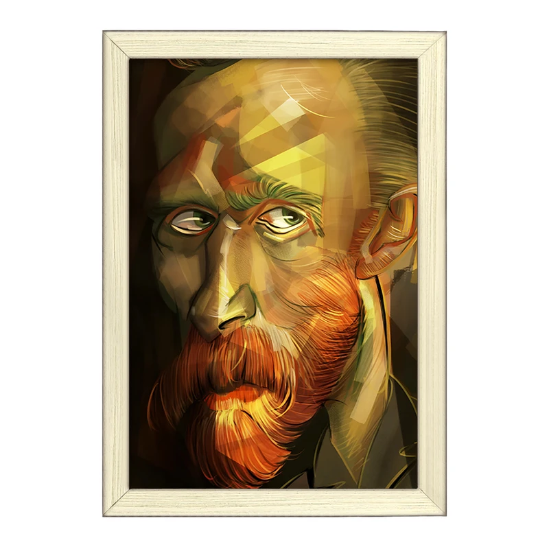 تابلو خندالو طرح ونسان ونگوگ کد F4606