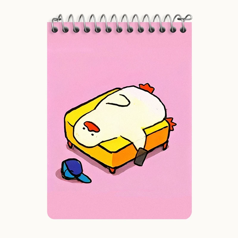 دفتر یادداشت 50 برگ خندالو طرح اردک خنگ کد N4131