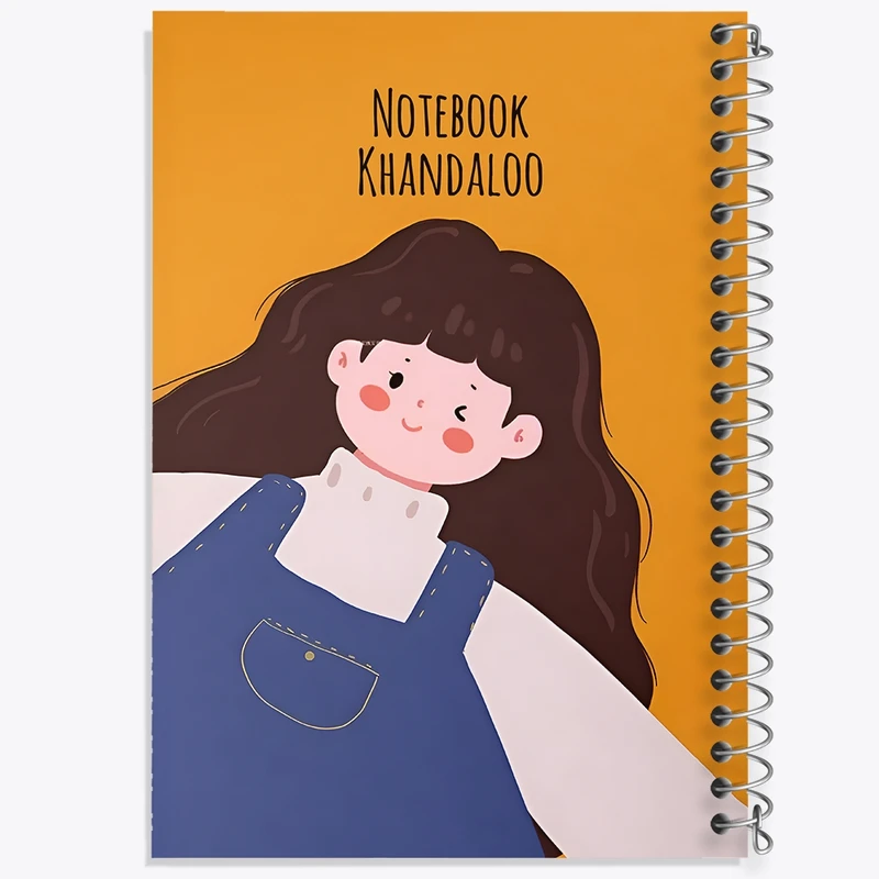 دفتر شطرنجی 50 برگ خندالو طرح دخترانه کد N7159