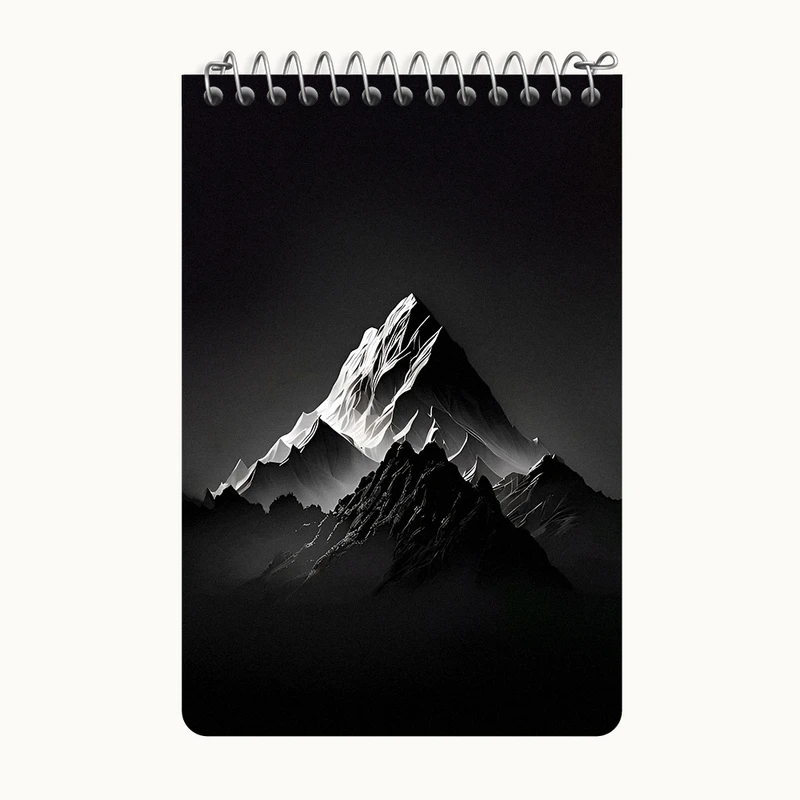 دفتر یادداشت 50 برگ خندالو طرح کوه کد F12868