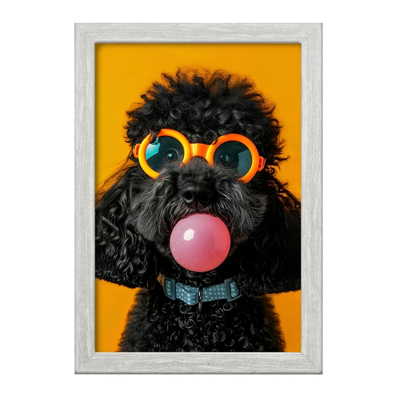 تابلو خندالو طرح سگ بامزه کد F10732