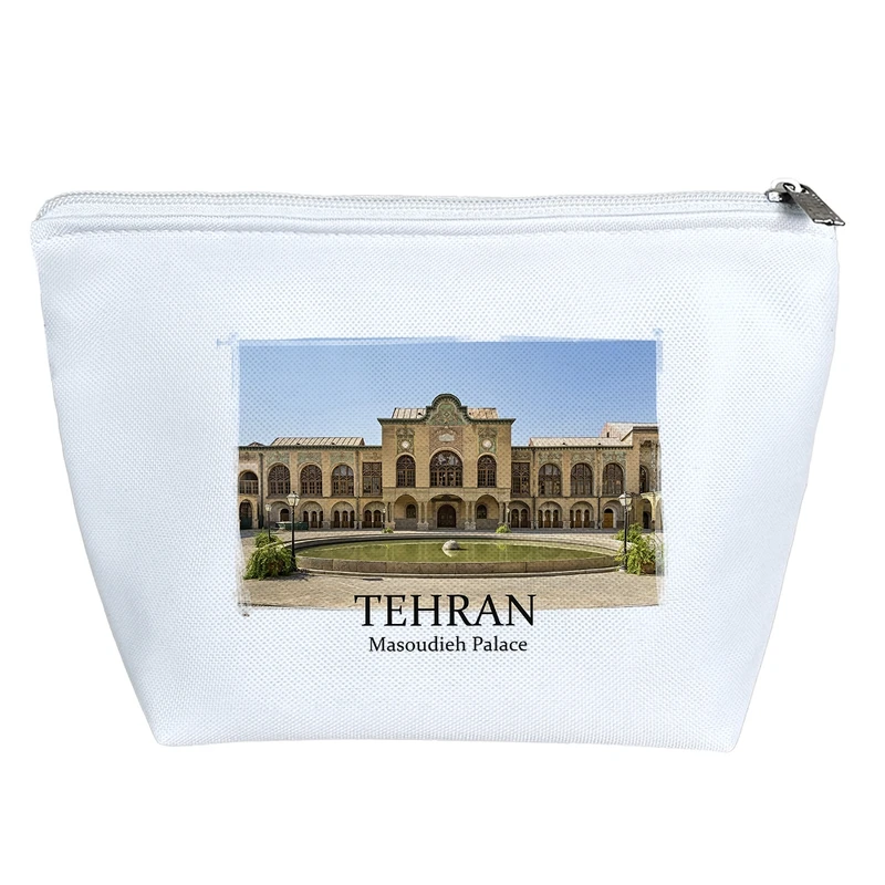 کیف لوازم آرایش دخترانه خندالو مدل عمارت مسعودیه تهران کد H2722