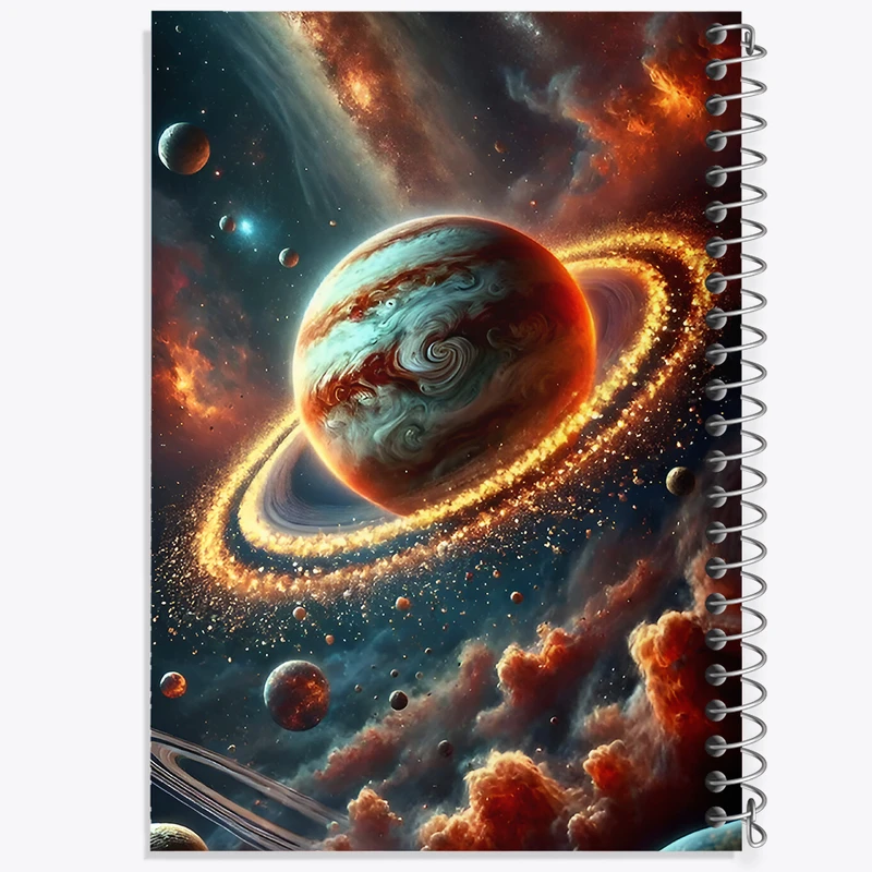 دفتر نقاشی 50 برگ خندالو طرح منظومه شمسی کد F9021