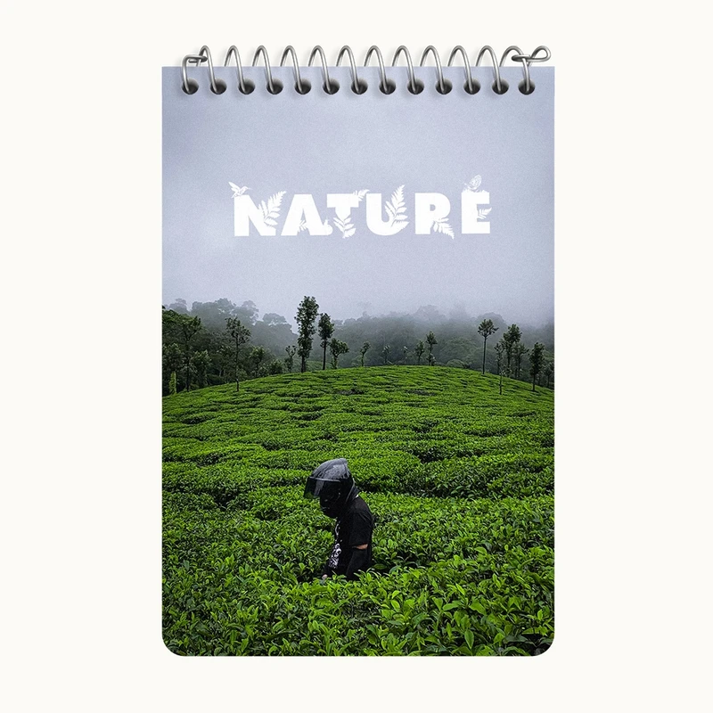 دفتر یادداشت 50 برگ خندالو طرح طبیعت کد F10785