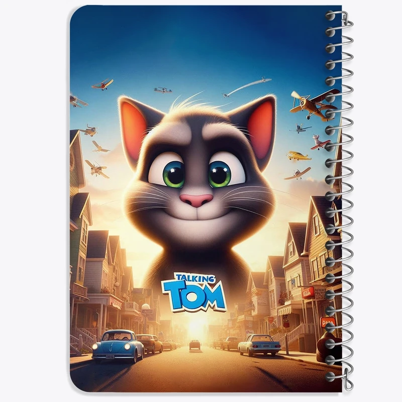 دفتر یادداشت 50 برگ خندالو طرح My Talking Tom کد F2222