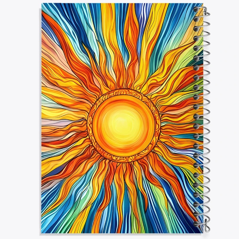 دفتر مشق 50 برگ خندالو طرح خورشید کد N6730