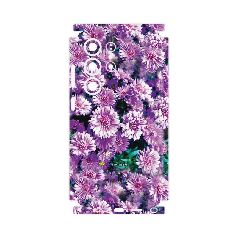 برچسب پوششی ماهوت مدل Purple_Flower-FullSkin مناسب برای گوشی موبایل سامسونگ Galaxy S25 Ultra