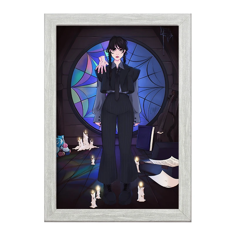 تابلو خندالو طرح ونزدی (Wednesday) کد F4950