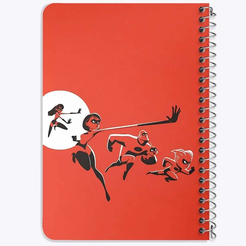 دفتر یادداشت 50 برگ خندالو طرح شگفت انگیزان (The Incredibles) کد N3244