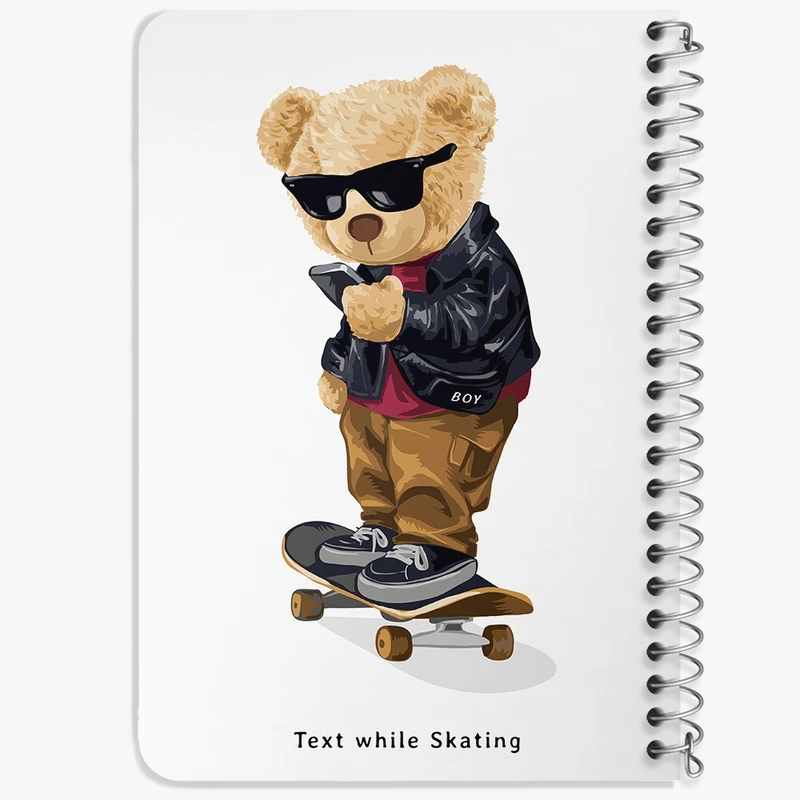 دفتر یادداشت 50 برگ خندالو طرح تدی Teddy کد 26182