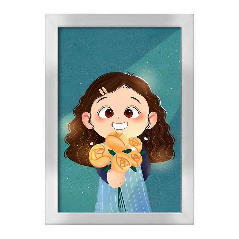 تابلو خندالو طرح دخترانه بانمک کد F8241