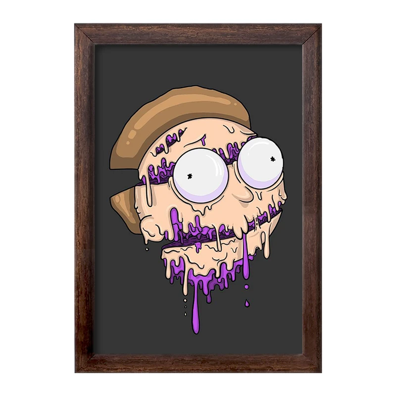 تابلو خندالو طرح ریک و مورتی Rick and Morty  کد 3209
