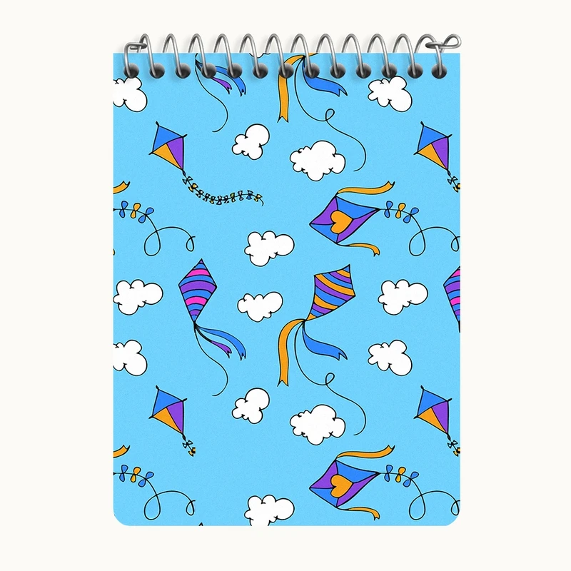 دفتر یادداشت 50 برگ خندالو طرح بادبادک کد N6460