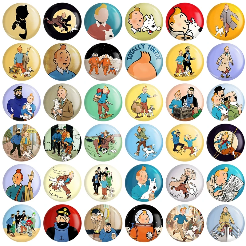 پیکسل خندالو طرح تن تن (Tintin) کد 203 مجموعه 36 عددی