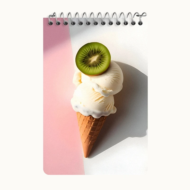 دفتر یادداشت 50 برگ خندالو طرح بستنی کد F10578