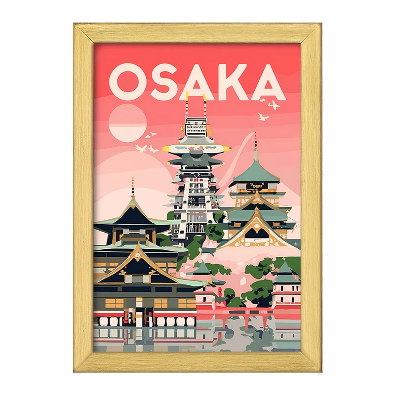 تابلو خندالو طرح اوساکا (Osaka) کد F6310