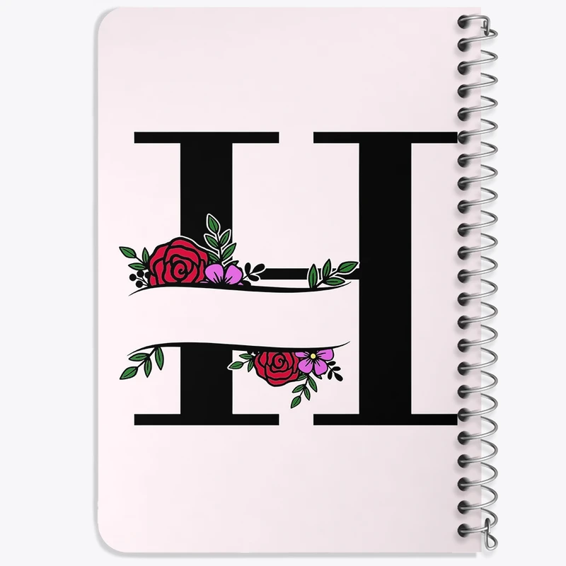 دفتر یادداشت 50 برگ خندالو طرح حرف H کد N3329