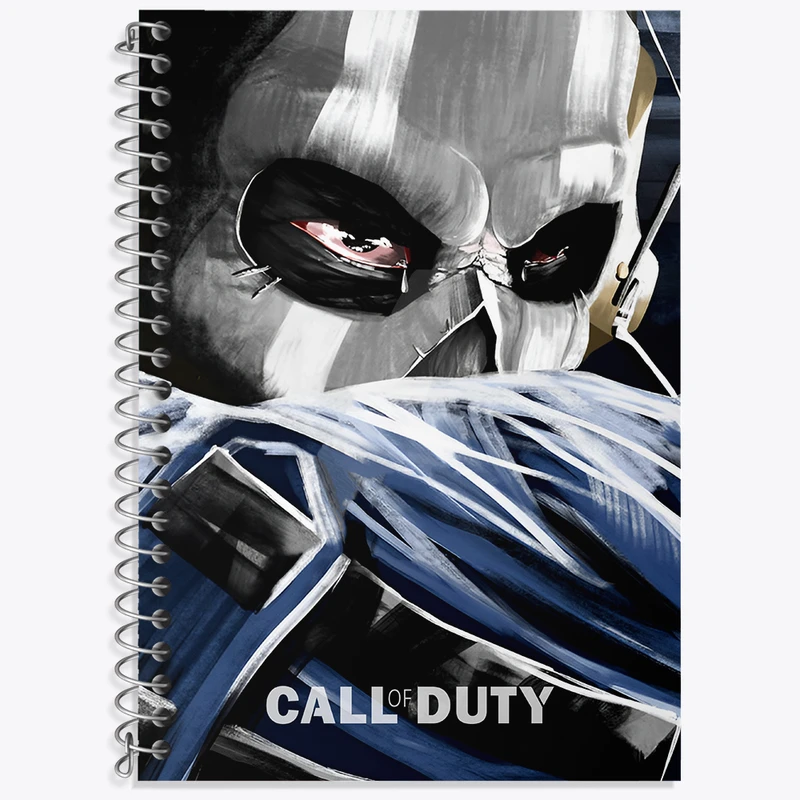 دفتر نت موسیقی 50 برگ خندالو طرح گوست کال آف دیوتی (call Of Duty) کد N8873