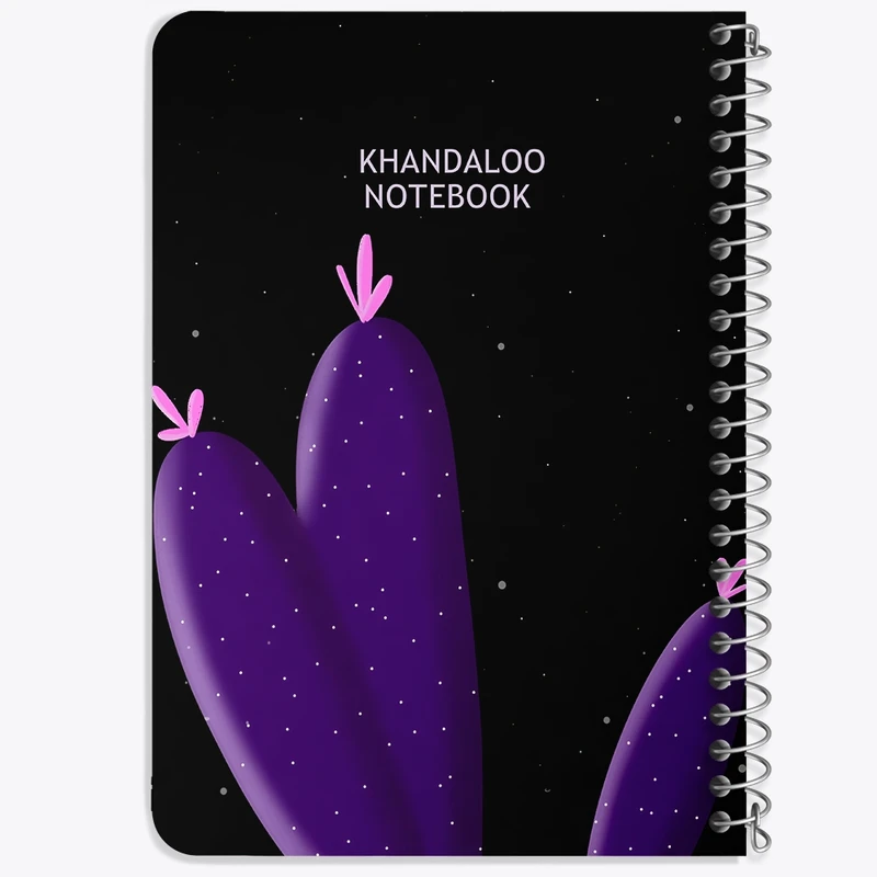 دفتر یادداشت 50 برگ خندالو طرح کاکتوس کد N6417