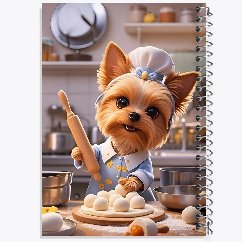 دفتر نقاشی 50 برگ خندالو طرح سگ شیرینی پز کد F9296