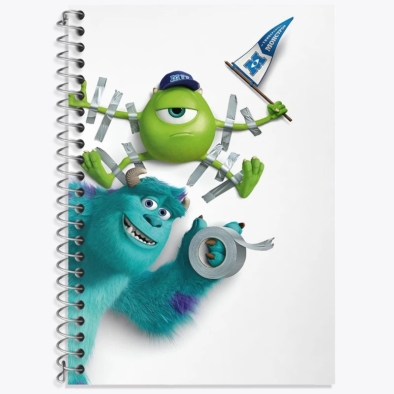 دفتر لغت 50 برگ خندالو طرح کارخانه هیولاها کد F3762