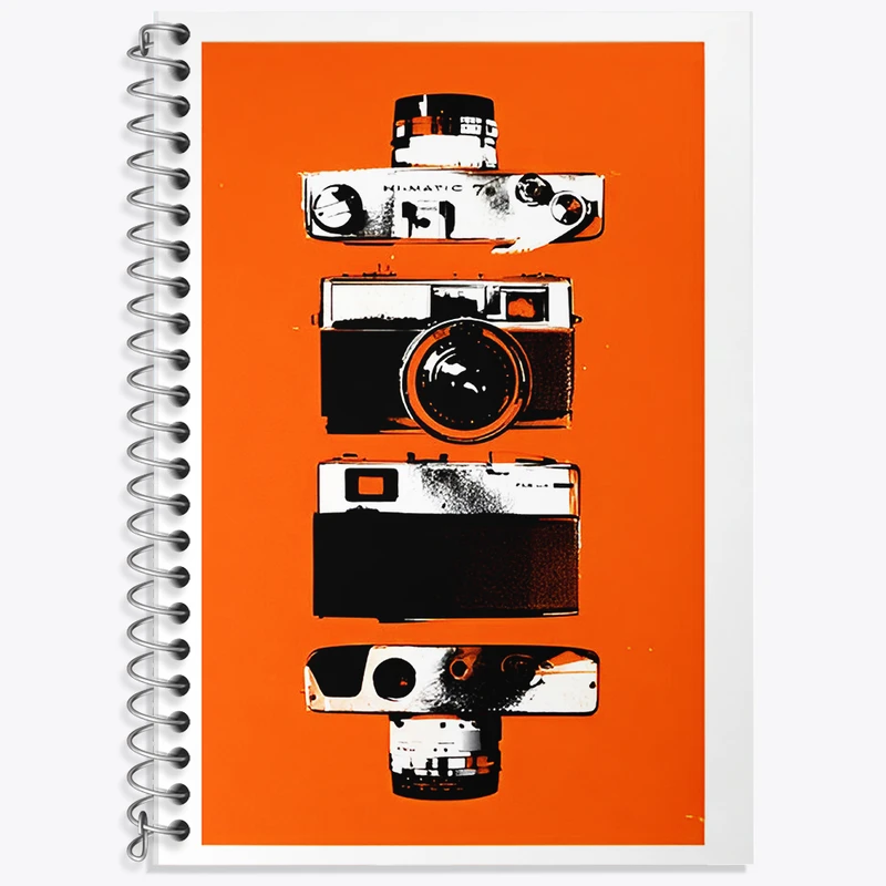 دفتر نت موسیقی 50 برگ خندالو طرح دوربین عکاسی کد F9712