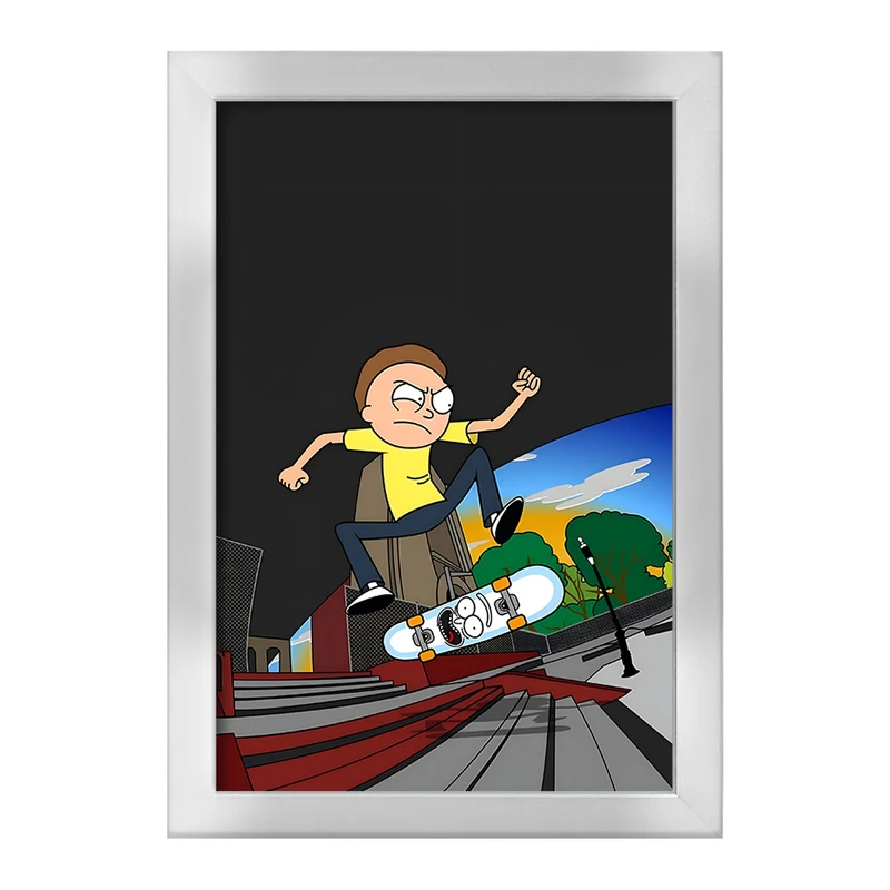 تابلو خندالو طرح ریک و مورتی (Rick and Morty) کد F4928