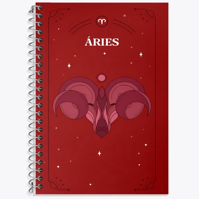 دفتر زبان 50 برگ خندالو مدل دو خط طرح ماه تولد فروردین کد F10869