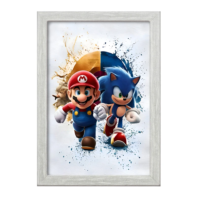 تابلو خندالو طرح سوپر ماریو (Super Mario) کد F8559