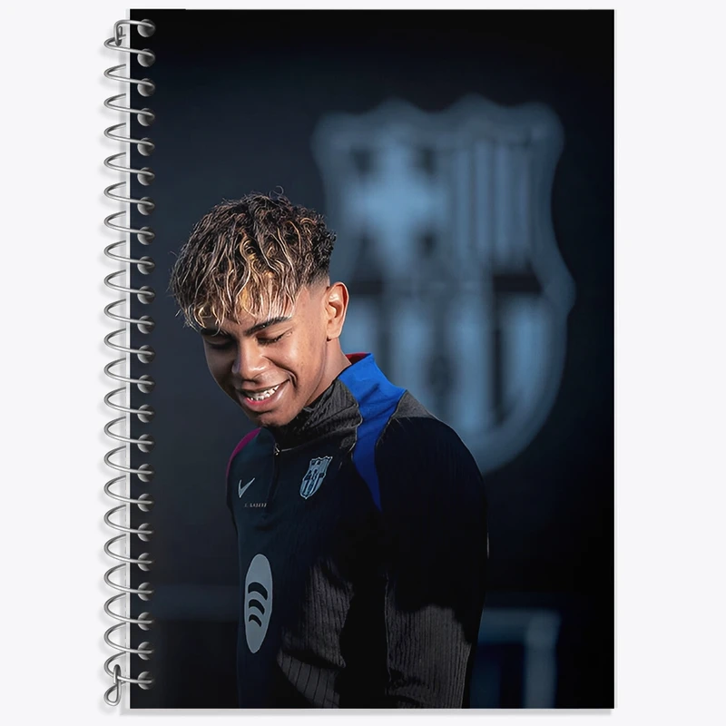 دفتر لغت 50 برگ خندالو طرح لامین یامال (Lamine Yamal) کد F14307