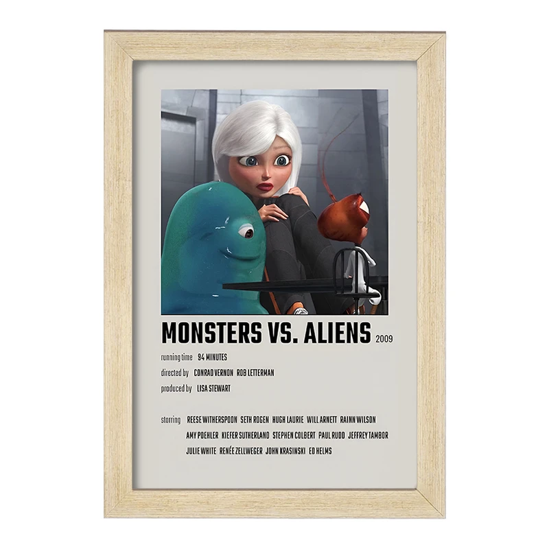 تابلو خندالو طرح هیولاها علیه بیگانگان (Monsters vs. Aliens) کد F13225