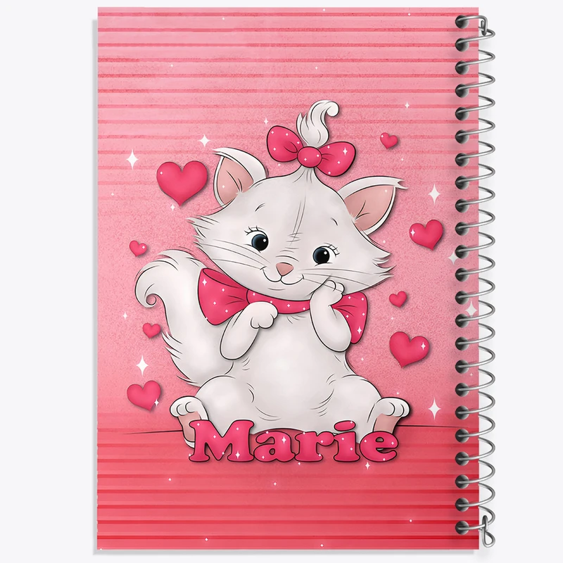 دفتر مشق 100 برگ خندالو طرح گربه های اشرافی (Marie) کد N8162