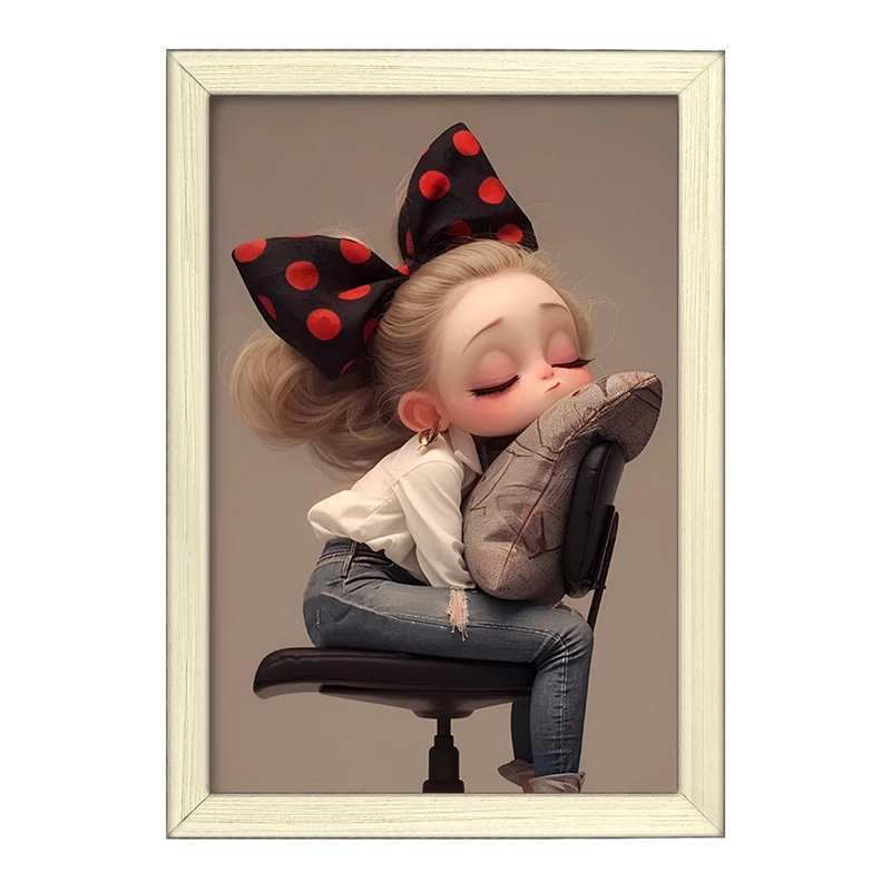 تابلو خندالو طرح دخترانه کد F5788