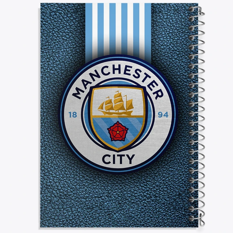 دفتر طراحی 50 برگ خندالو طرح باشگاه منچستر سیتی Manchester City  کد 2007