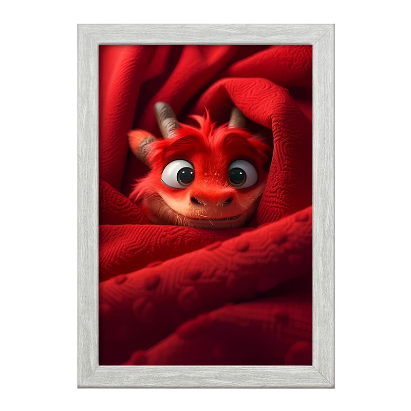 تابلو خندالو طرح اژدها کد F6630