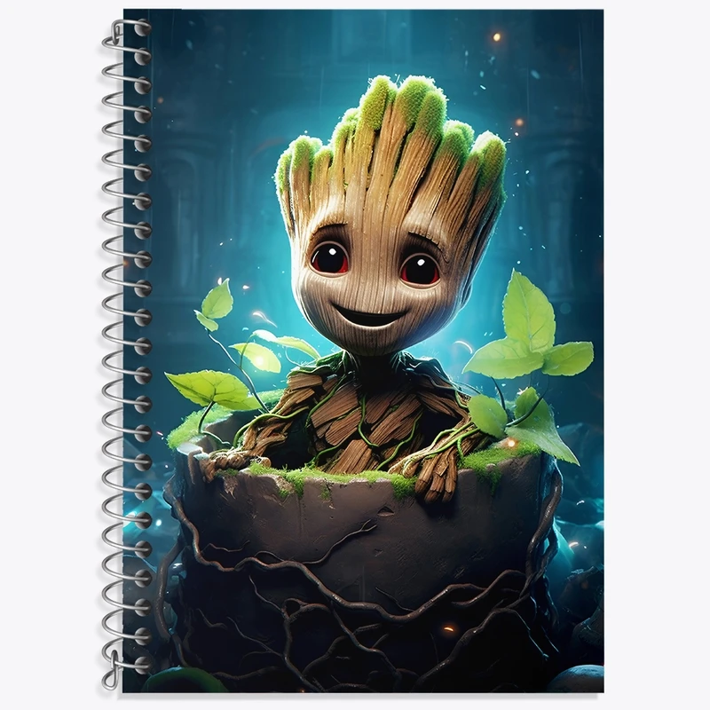 دفتر لغت 50 برگ خندالو طرح گروت (Groot) کد N6346