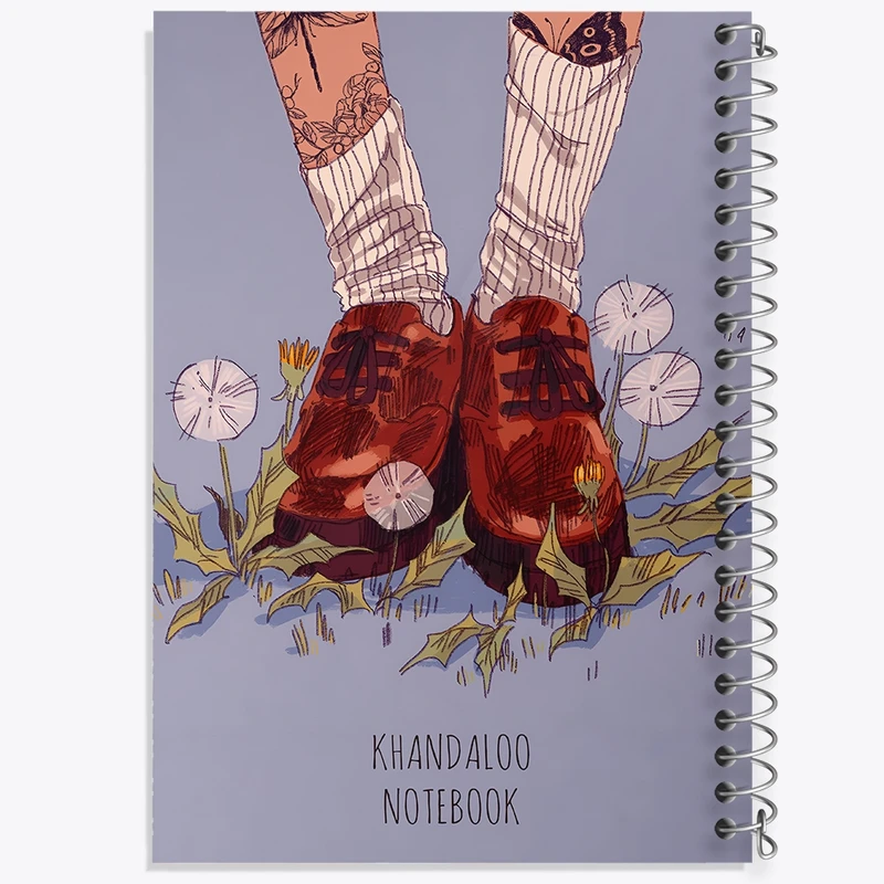 دفتر شطرنجی 50 برگ خندالو طرح فانتزی کد N8908