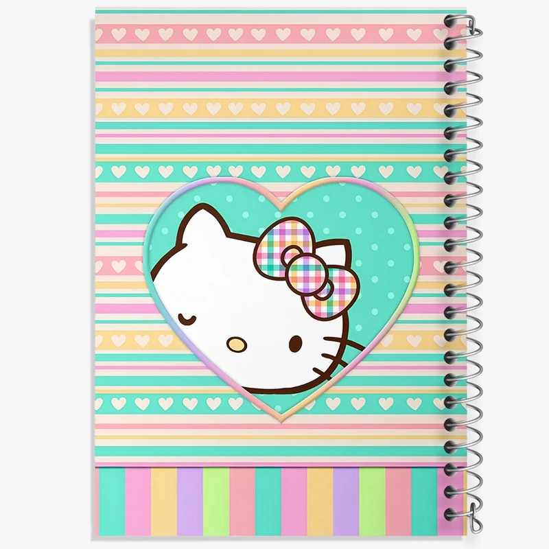 دفتر طراحی 50 برگ خندالو طرح هلو کیتی (Hello Kitty)  کد N3977