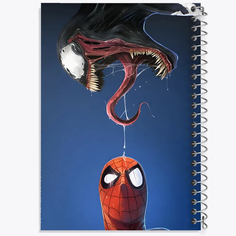 دفتر نقاشی 50 برگ خندالو طرح ونوم و مرد عنکبوتی کد F10515