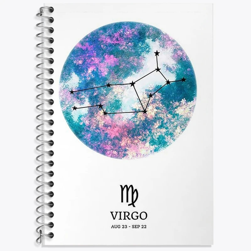 دفتر لغت 50 برگ خندالو طرح ماه تولد شهریور کد F11388