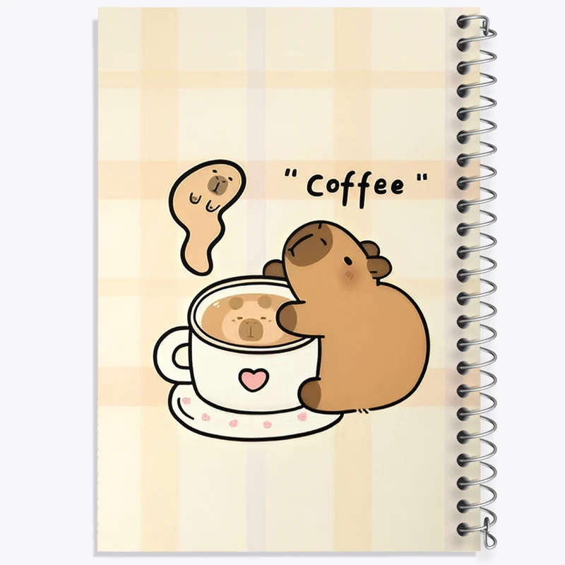 دفتر نقاشی 50 برگ خندالو طرح موش و فنجان قهوه کد N7198
