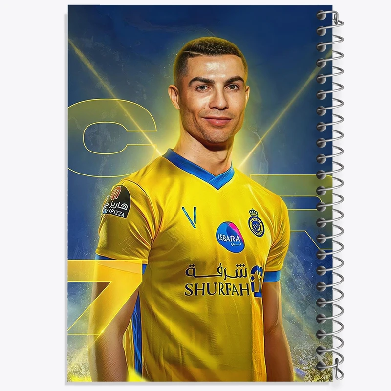 دفتر طراحی 50 برگ خندالو طرح کریستیانو رونالدو کد 36426