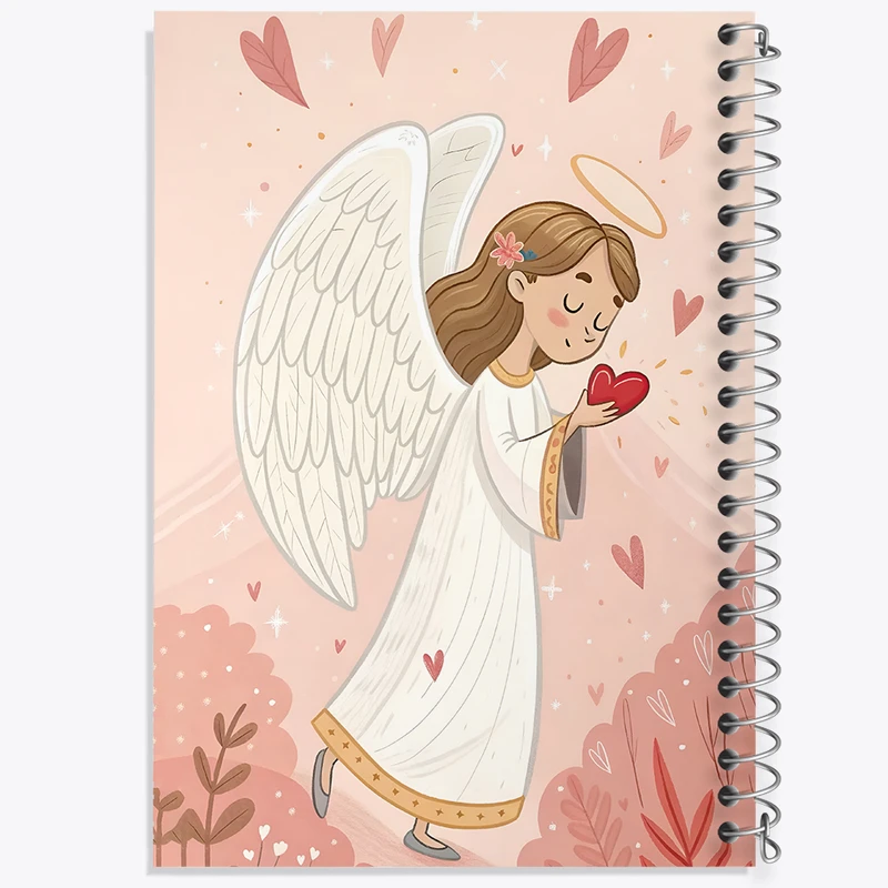 دفتر نقاشی 50 برگ خندالو طرح فرشته کد F11099