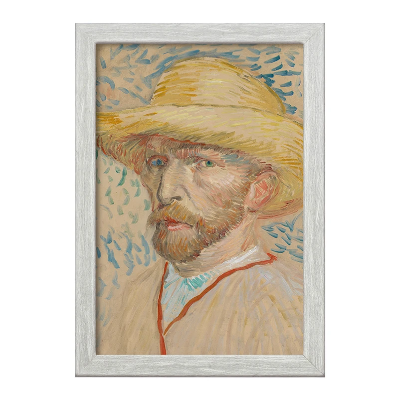 تابلو خندالو طرح سلف پرتره ونسان ونگوگ (Van Gogh) کد 36811