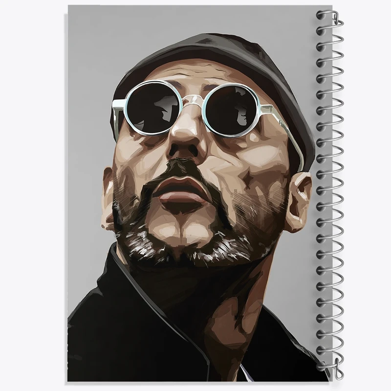 دفتر طراحی 50 برگ خندالو طرح لئون کد 3148