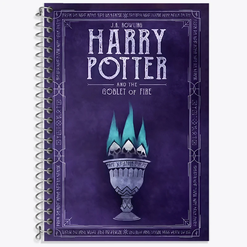 دفتر زبان 50 برگ خندالو مدل دو خط طرح هری پاتر (Harry Potter) کد F13716