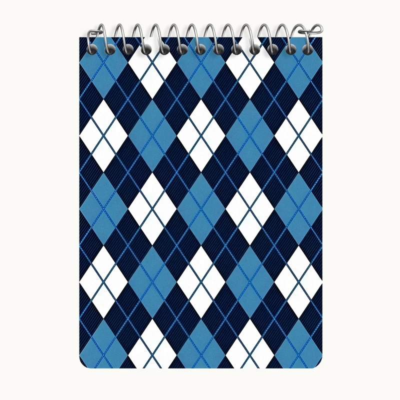 دفتر یادداشت 50 برگ خندالو طرح پترن لوزی کد N6756