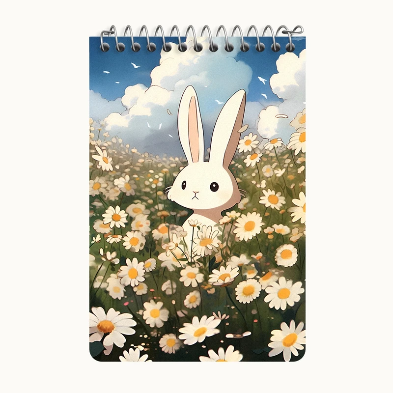 دفتر یادداشت 50 برگ خندالو طرح خرگوش بامزه کد F11616