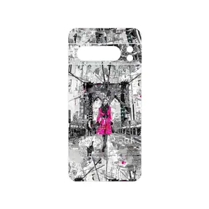 MAHOOT Collage of Catwalk Bridge Cover Sticker for Google Pixel 8 Pro