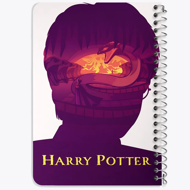 دفتر یادداشت 50 برگ خندالو طرح هری پاتر (Harry Potter) کد F8634